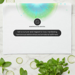 Modern sterrenbeeld kanker Quote Water Element Theedoek