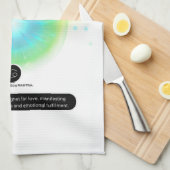 Modern sterrenbeeld kanker Quote Water Element Theedoek (Quarter Fold)