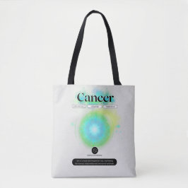 Modern sterrenbeeld kanker Quote Water Element Tote Bag
