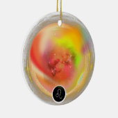 Modern sterrenbeeld Leo Quote | elementenvuur Keramisch Ornament (Rechts)