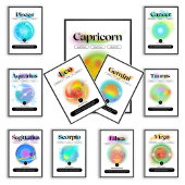 Modern sterrenbeeld Leo Quote | elementenvuur Poster