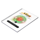 Modern sterrenbeeld Maagd Quote Aarde Element Notitieboek (Linkerzijde)