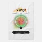 Modern sterrenbeeld Maagd Quote Aarde Element Theedoek (Verticaal)