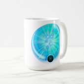 Modern sterrenbeeld PIsces Quote Water Element Koffiemok (Voorkant rechts)