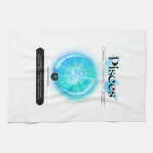 Modern sterrenbeeld PIsces Quote Water Element Theedoek (Horizontaal)