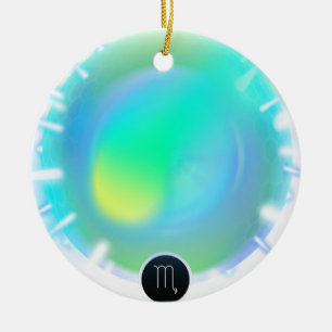 Modern sterrenbeeld Schorpioen Quote Water Element Keramisch Ornament
