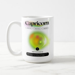 Modern sterrenbeeld Steenbok Quote Earth Element Koffiemok