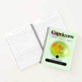 Modern sterrenbeeld Steenbok Quote Earth Element Notitieboek (Binnen)