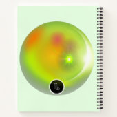 Modern sterrenbeeld Stier Quote Aarde Element Notitieboek (Achterkant)