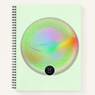 Modern sterrenbeeld Stier Quote Aarde Element Notitieboek