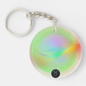 Modern sterrenbeeld Stier Quote Aarde Element Sleutelhanger (Voorkant)