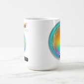 Modern sterrenbeeld Tweelingen Quote Air Element Koffiemok (Center)