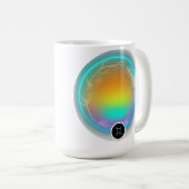 Modern sterrenbeeld Tweelingen Quote Air Element Koffiemok (Voorkant rechts)