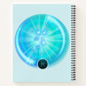 Modern sterrenbeeld Vissen Quote Water Element Notitieboek (Achterkant)