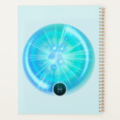 Modern sterrenbeeld Vissen Quote Water Element Planner (Achterkant)
