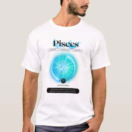 Modern sterrenbeeld Vissen Quote Water Element T-shirt