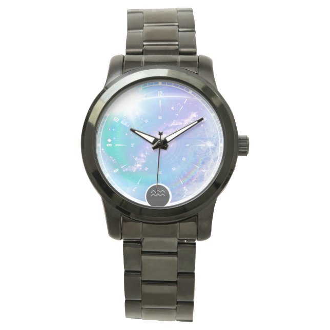 Modern sterrenbeeld Waterman Quote Air Element Horloge (Voorkant)