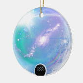 Modern sterrenbeeld Waterman Quote Air Element Keramisch Ornament (Links)