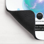 Modern sterrenbeeld Waterman Quote Air Element Muismat (Hoek)
