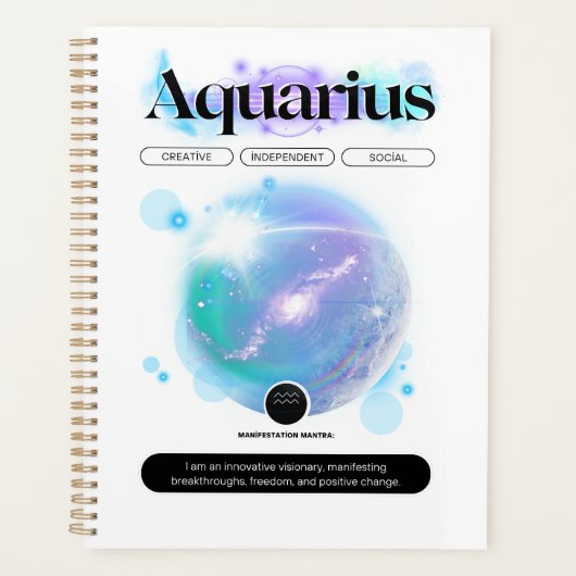 Modern sterrenbeeld Waterman Quote Air Element Planner (Voorkant)