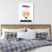 Modern sterrenbeeld Weegschaal Quote Air Element Canvas Afdruk (Insitu (Slaapkamer))