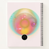 Modern sterrenbeeld Weegschaal Quote Air Element Notitieboek (Achterkant)