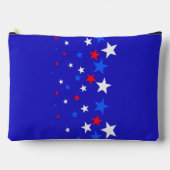 Modern sterrenpatroon in blauw, rood en wit etui (Voorkant)