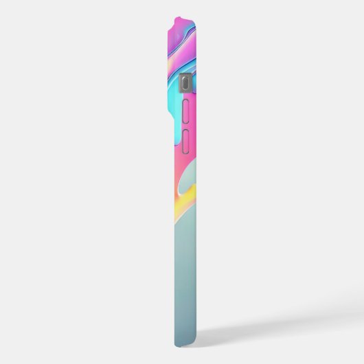 Modern stijlvol aangepast monogram Abstract patroo iPhone Hoesje (Linkerkant)