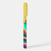 Modern stijlvol aangepast monogram Abstract patroo iPhone Hoesje (Rechterkant)