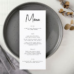 Modern stijlvol, aangepast zwart huwelijk menu<br><div class="desc">slim menu om het collectie aan te passen *als u meer papieren opties wilt,  kunt u dit ontwerp overbrengen naar een slim programma *of voor meer hulp contact met mij opnemen</div>