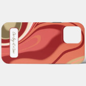  Modern Stijlvol Abstract Inspirivity Rood Case-Mate iPhone Case (Achterkant (horizontaal))