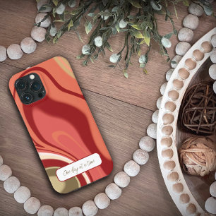 Modern Stijlvol Abstract Inspirivity Rood Case-Mate iPhone Case