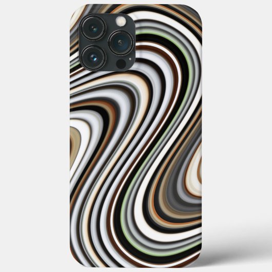 Modern stijlvol Abstract patroon Case-Mate iPhone Case (Achterkant)