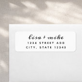 Modern stijlvol adres voor weddenschappen etiket