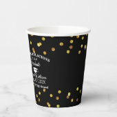 Modern stijlvol Afstuderen fotoafstudeerfeest Papieren Bekers (Links)