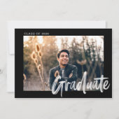 Modern stijlvol Afstuderen Kaart (Voorkant)