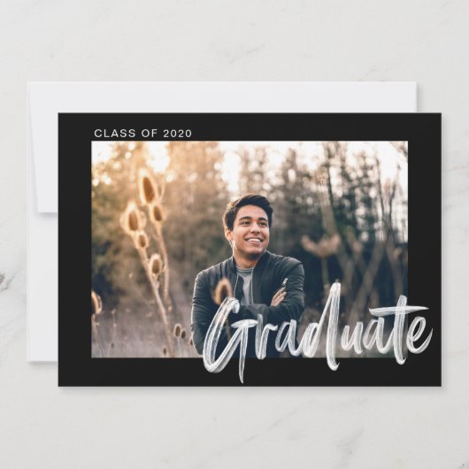 Modern stijlvol  Afstuderen Kaart (Voorkant)