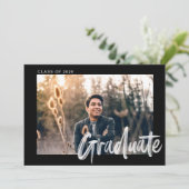 Modern stijlvol Afstuderen Kaart (Staand voorkant)