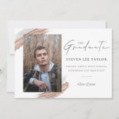 Modern stijlvol  Afstuderen Kaart (Voorkant)