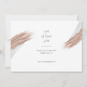 Modern stijlvol  Afstuderen Kaart (Achterkant)