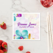 Modern Stijlvol Afstuderen Papieren servet (Insitu)