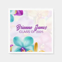 Modern Stijlvol Afstuderen Papieren servet