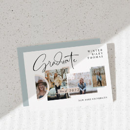 Modern stijlvol Afstuderen Vier Afstudeerder voor  Kaart