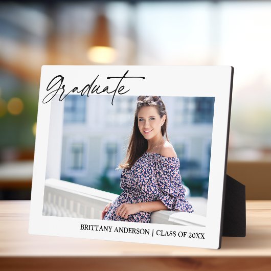 Modern stijlvol Afstuderen voor kalligrafie-inkt Fotoplaat