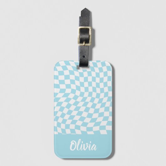 Modern stijlvol Bagagelabel voor tapebord (Voorkant (verticaal))