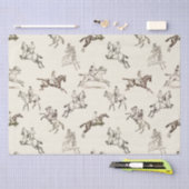 Modern stijlvol beige paardrijden toilet tissuepapier (Craft)