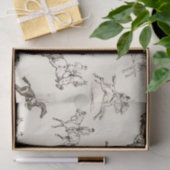 Modern stijlvol beige paardrijden toilet tissuepapier (Geschenk)