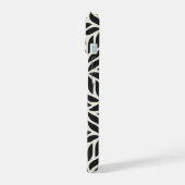 Modern stijlvol bladpatroon iPhone 15 case (Linkerkant)