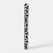 Modern stijlvol bladpatroon iPhone 15 case (Rechterkant)
