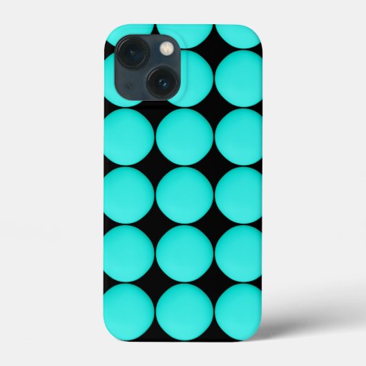 Modern stijlvol blauw patroon Case-Mate iPhone case (Achterkant)
